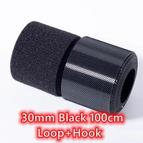 20/25/30/38/50mm Super Thin Soft Baby Tape Sticker Black White Kids Hoop and Hook Tapes Adhesive Fastener Sewing Accessories - My Store