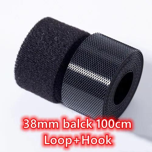 20/25/30/38/50mm Super Thin Soft Baby Tape Sticker Black White Kids Hoop and Hook Tapes Adhesive Fastener Sewing Accessories - My Store