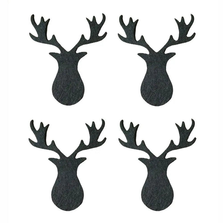 4PCS 44 Styles Christmas Knife and Fork Holder Elk Xmas Tree Pocket Cutlery Bag Non-woven fabric Cookware Organizer Table Decor - My Store