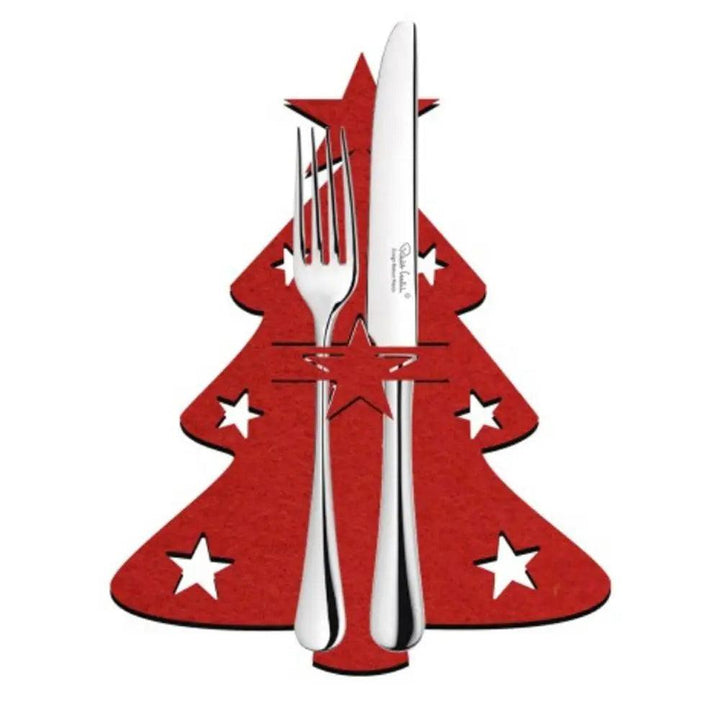 4PCS 44 Styles Christmas Knife and Fork Holder Elk Xmas Tree Pocket Cutlery Bag Non-woven fabric Cookware Organizer Table Decor - My Store