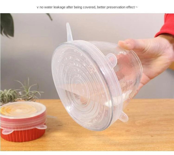Silicone Cover Stretch Lids Reusable Durable and Expendable Lids Silicone Covers for Fresh Food Leftovers Keep Food Fresh - My Store