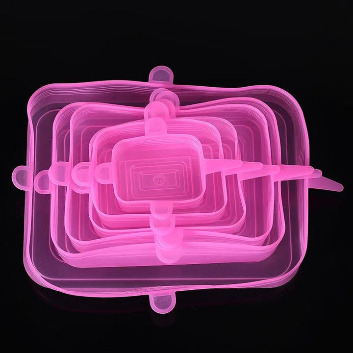 Silicone Cover Stretch Lids Reusable Durable and Expendable Lids Silicone Covers for Fresh Food Leftovers Keep Food Fresh - My Store