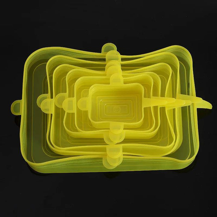 Silicone Cover Stretch Lids Reusable Durable and Expendable Lids Silicone Covers for Fresh Food Leftovers Keep Food Fresh - My Store