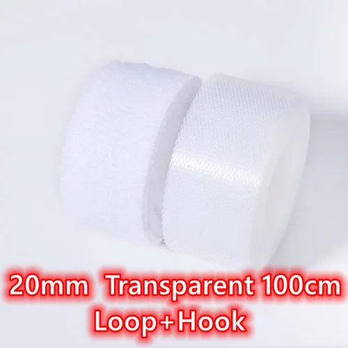 20/25/30/38/50mm Super Thin Soft Baby Tape Sticker Black White Kids Hoop and Hook Tapes Adhesive Fastener Sewing Accessories - My Store