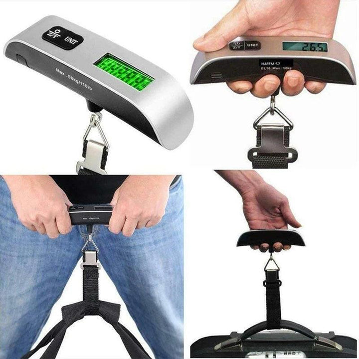50kg 10g Digital Scale Electronic Balance Kitchen Luggage Hanging Scale Weight Suitcase Travel Scale Baggage Bag Weight Tool - My Store