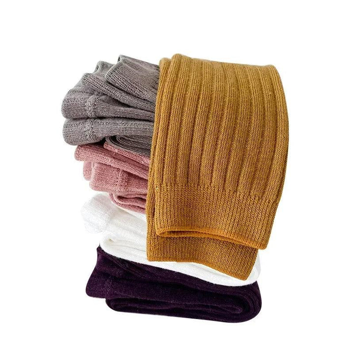 Spring Autumn Baby Pants Newborn Girls Leggings Soild Color Cotton Ribbed Pants Kids Children Leggings 0-6 Years for Girls Boys - My Store