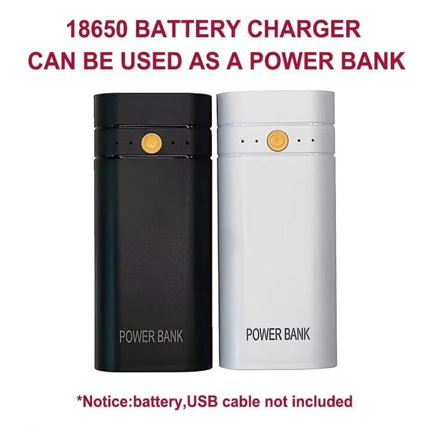 5V 2A 6000mAh 2X 18650 USB Type-C Battery Charger Case DIY Power Bank Box For Phone Electronic Charging Not Including Batteries - My Store