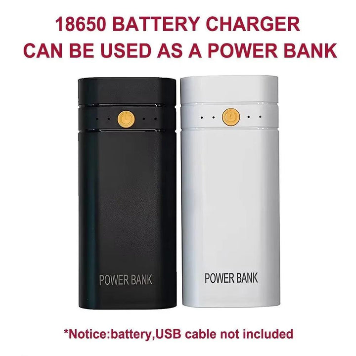 5V 2A 6000mAh 2X 18650 USB Type-C Battery Charger Case DIY Power Bank Box For Phone Electronic Charging Not Including Batteries - My Store