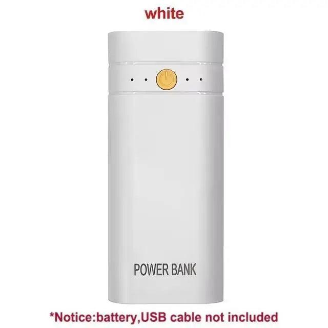 5V 2A 6000mAh 2X 18650 USB Type-C Battery Charger Case DIY Power Bank Box For Phone Electronic Charging Not Including Batteries - My Store