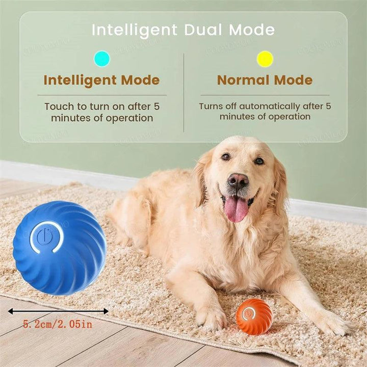 Smart Dog Toy Ball Electronic Interactive Pet Toy Moving Ball USB Automatic Moving Bouncing for Puppy Birthday Gift Cat Products - My Store