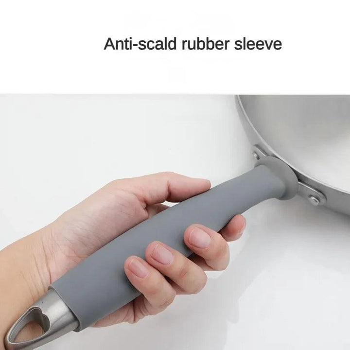 Anti-scalding Pot Handle Heat Resistant Cover New Frying Pan Protector Hot Handle Holder Sleeve Rubber Pan Handle Sleeve - My Store