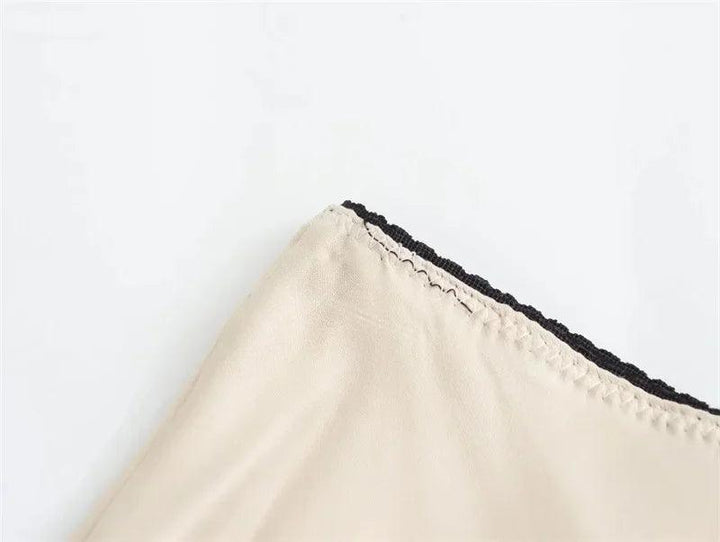 ASDS Black Satin Skirt Woman Bow Elegant Long Skirts For Women 2024 Summer High Waist Midi Skirt Fashion New In Women's Skirts - My Store
