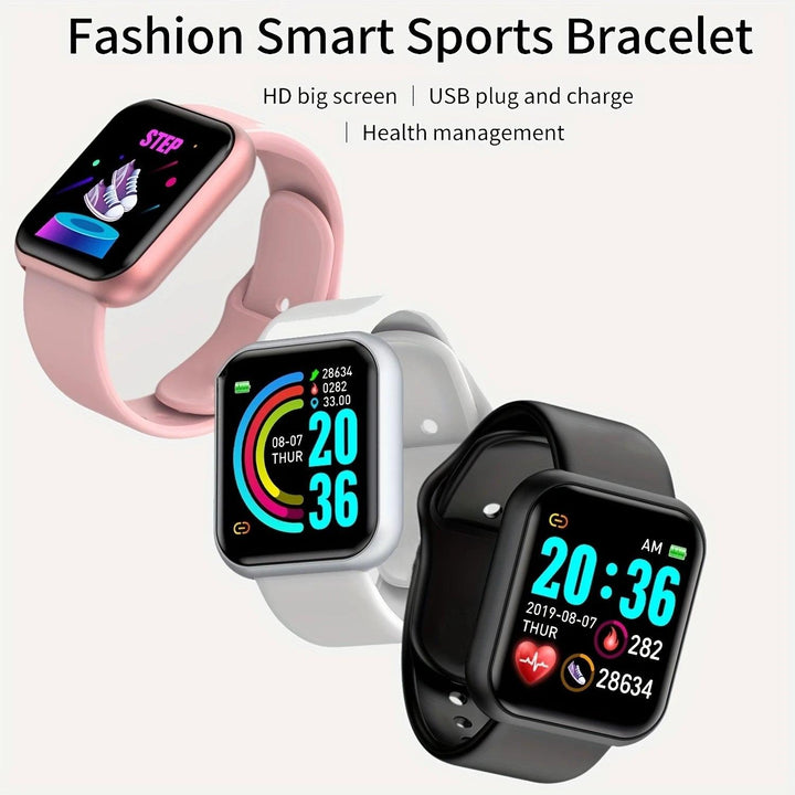 Smart Watches Weather Music Player Message Heart Rate Monitor Fitness Bracelet Men Gift Woman Smartwatch For IOS Android D13 116 - My Store