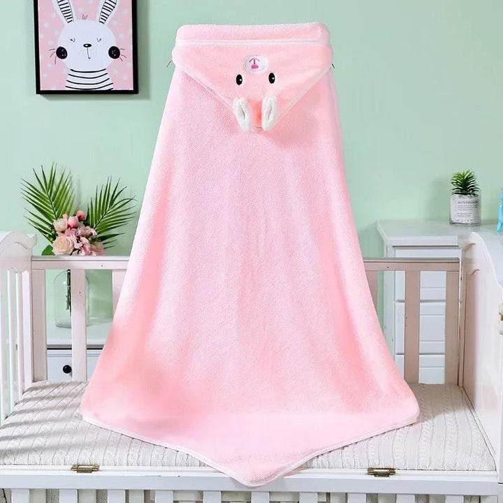 Baby Hooded Bath Towels Cartoon Animal Newborn Soft Towel Blanket Toddler Bathrobe Warm Sleeping Swaddle Wrap for Boys Girls - My Store