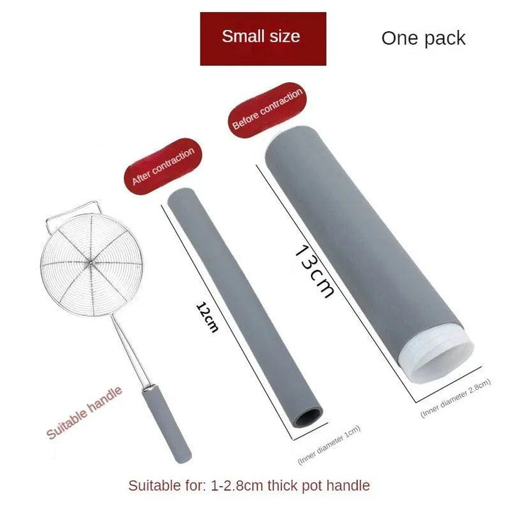 Anti-scalding Pot Handle Heat Resistant Cover New Frying Pan Protector Hot Handle Holder Sleeve Rubber Pan Handle Sleeve - My Store