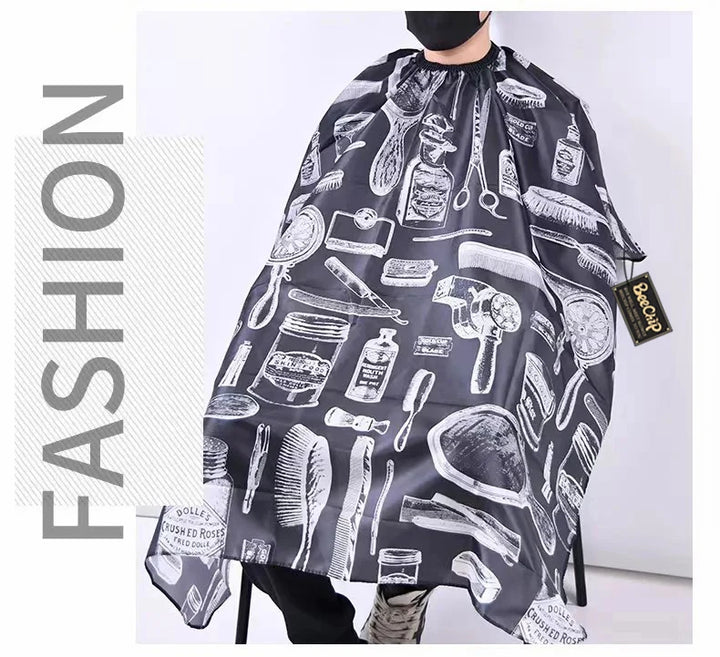 Hairdressing Bibs Hairdressing Bibs For Perming And Dyeing Printed Perming And Dyeing Non-Stick Hair Dress Shawl Bibs - My Store