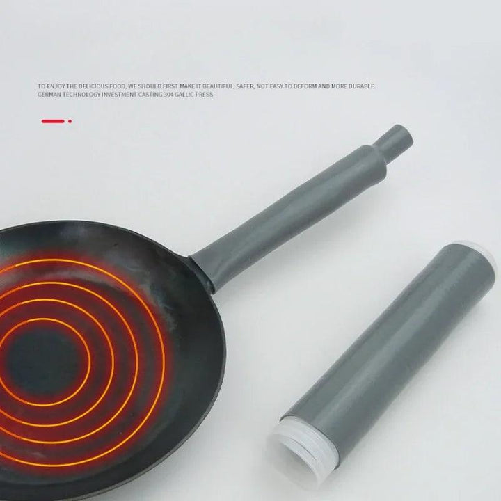 Anti-scalding Pot Handle Heat Resistant Cover New Frying Pan Protector Hot Handle Holder Sleeve Rubber Pan Handle Sleeve - My Store