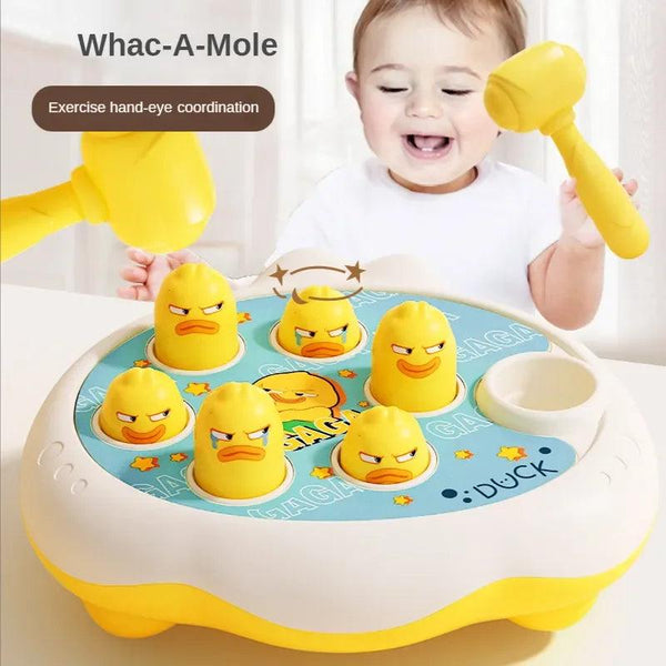 Cartoon Whac-A-Mole Montessori Baby Toy Toddler Educational Birthday Gift Animal Theme Knocking Game Parent Child Board Game Boy - My Store