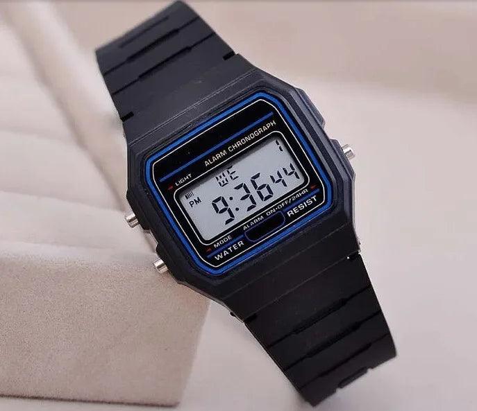 Sport LED Digital Watches for Men Simple Small Square Dial Electronic Watch Silicone Band Fashion Casual Mens Watch montre homme - My Store