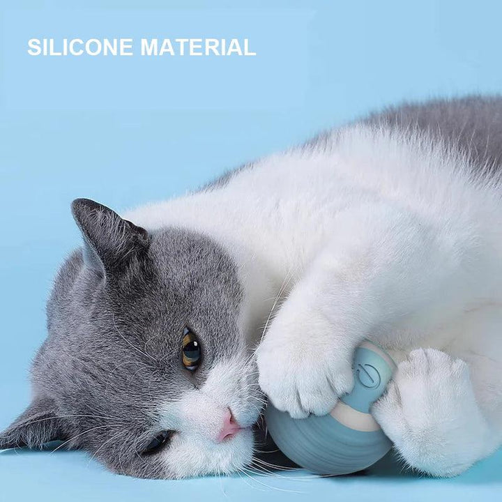 Cat Interactive Ball Smart Cat Toys for Pet Indoor Automatic Rolling Ball Electronic Interactive Cat Toy Cat Game Accessories - My Store