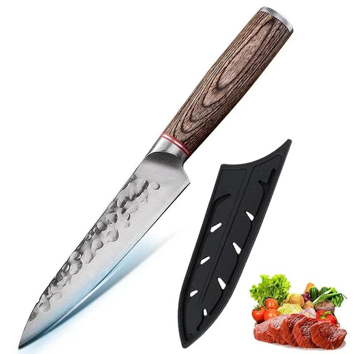 Stainless Steel Fruit Knife 5.5inch Kitchen Knife Utility Sharp Meat Cleaver Knives Forged Boning Knife Kitchen Tools Cookware - My Store