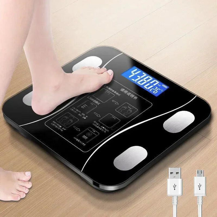Special electronic scale for body management and fat loss, smart mode, Bluetooth body fat scale, home weight scale, ultra-precis - My Store
