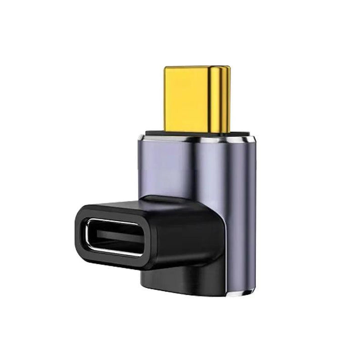 USB 4.0 PD 100W 8K 60Hz Charger Connector for Macbook 40Gbps High Speed USB C OTG U-Shape Straight Angle Male to Female Adapter - My Store