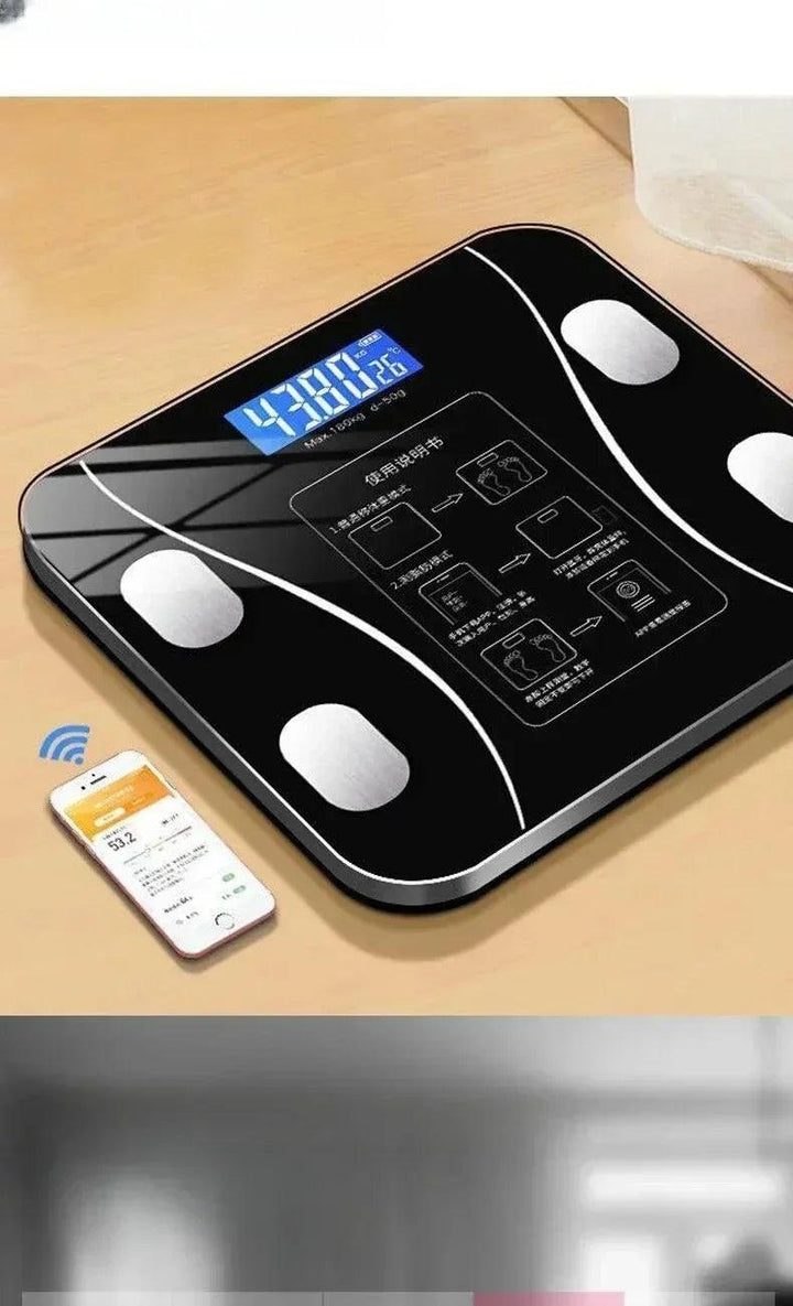 Special electronic scale for body management and fat loss, smart mode, Bluetooth body fat scale, home weight scale, ultra-precis - My Store