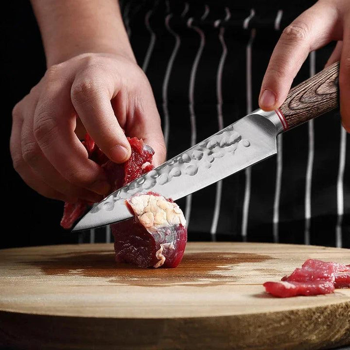 Stainless Steel Fruit Knife 5.5inch Kitchen Knife Utility Sharp Meat Cleaver Knives Forged Boning Knife Kitchen Tools Cookware - My Store