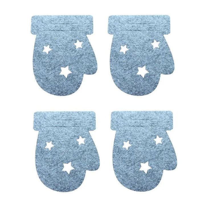 4PCS 44 Styles Christmas Knife and Fork Holder Elk Xmas Tree Pocket Cutlery Bag Non-woven fabric Cookware Organizer Table Decor - My Store