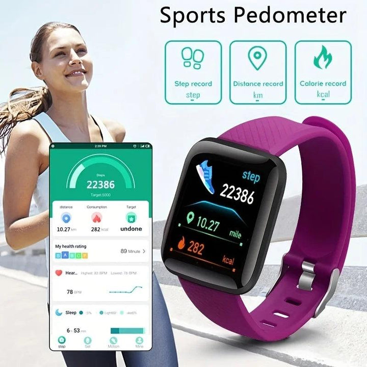 Smart Watches Weather Music Player Message Heart Rate Monitor Fitness Bracelet Men Gift Woman Smartwatch For IOS Android D13 116 - My Store