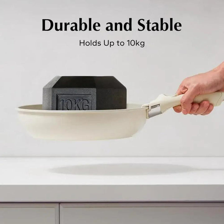 White & Grey Anti Scalding cookware sets with detachable handles Replacement universal pot handle All-purpose detachable handle - My Store