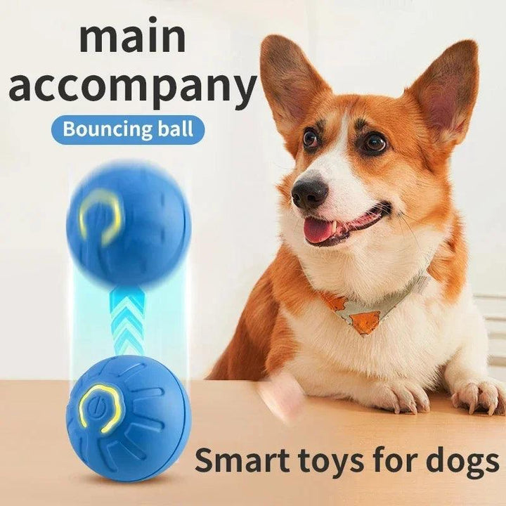 Smart Dog Toy Ball Electronic Interactive Pet Toy Moving Ball USB Automatic Moving Bouncing for Puppy Birthday Gift Cat Products - My Store