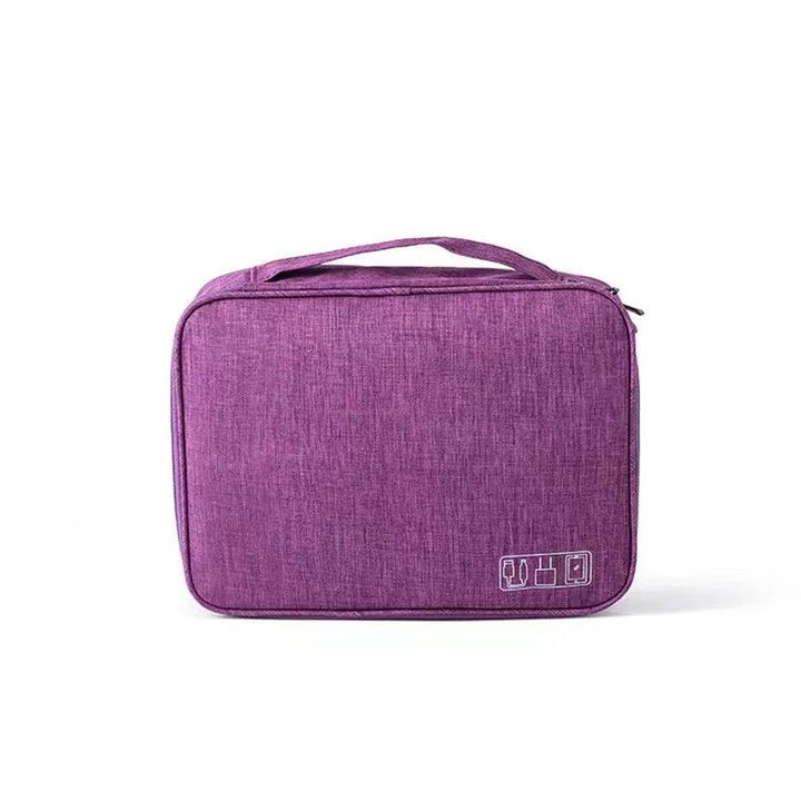 Travel Electronics Organizer Travel Cord Organizer Case Tech Storage Bag Extra Large 3Layers Universal Carry Cable Bag for Phone - My Store