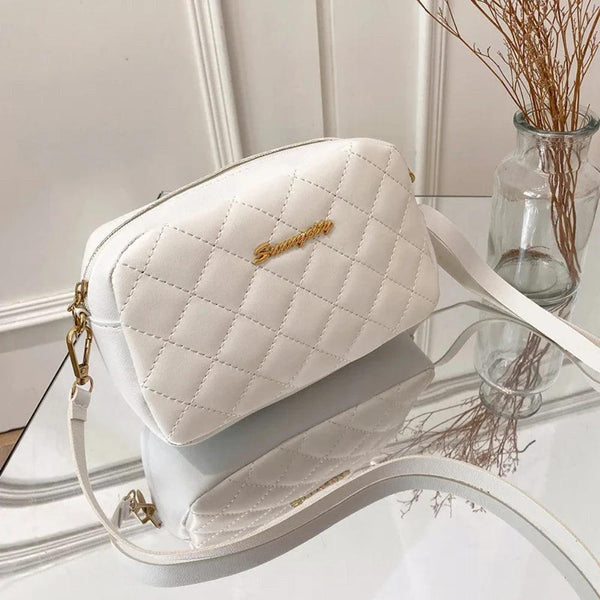 2024 Tassel Small Messenger Bag For Women Trend Lingge Embroidery Camera Female Shoulder Bag Fashion Chain Ladies Crossbody Bags - My Store