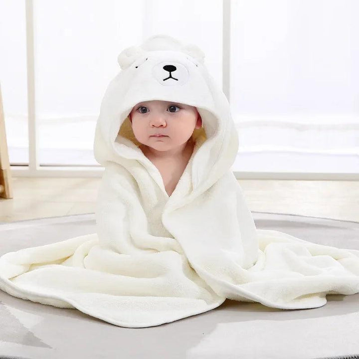 Baby Hooded Bath Towels Cartoon Animal Newborn Soft Towel Blanket Toddler Bathrobe Warm Sleeping Swaddle Wrap for Boys Girls - My Store