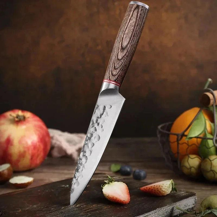Stainless Steel Fruit Knife 5.5inch Kitchen Knife Utility Sharp Meat Cleaver Knives Forged Boning Knife Kitchen Tools Cookware - My Store