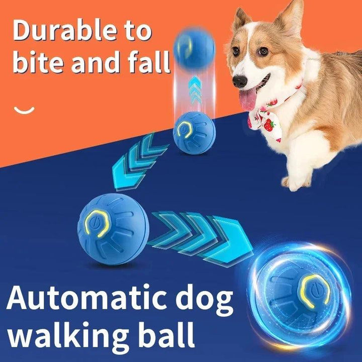 Smart Dog Toy Ball Electronic Interactive Pet Toy Moving Ball USB Automatic Moving Bouncing for Puppy Birthday Gift Cat Products - My Store