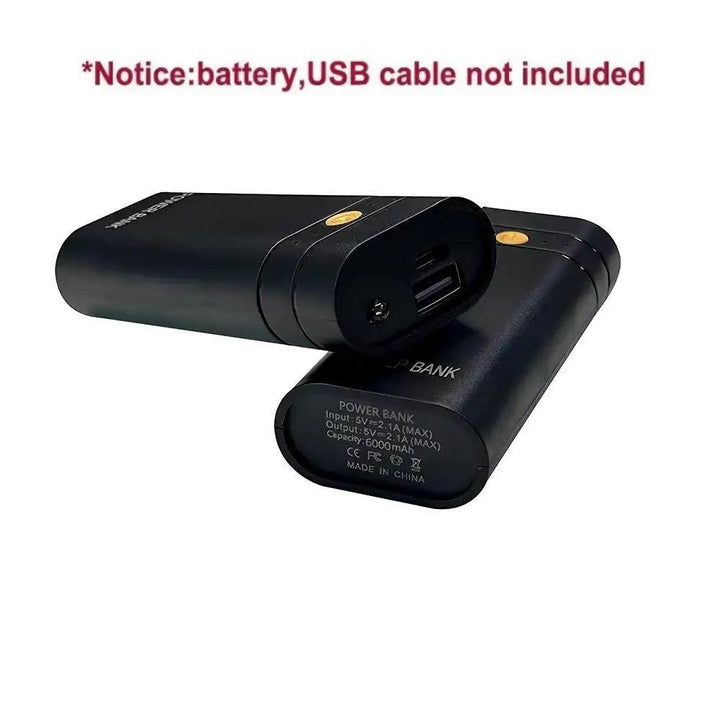 5V 2A 6000mAh 2X 18650 USB Type-C Battery Charger Case DIY Power Bank Box For Phone Electronic Charging Not Including Batteries - My Store