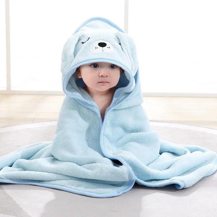 Baby Hooded Bath Towels Cartoon Animal Newborn Soft Towel Blanket Toddler Bathrobe Warm Sleeping Swaddle Wrap for Boys Girls - My Store