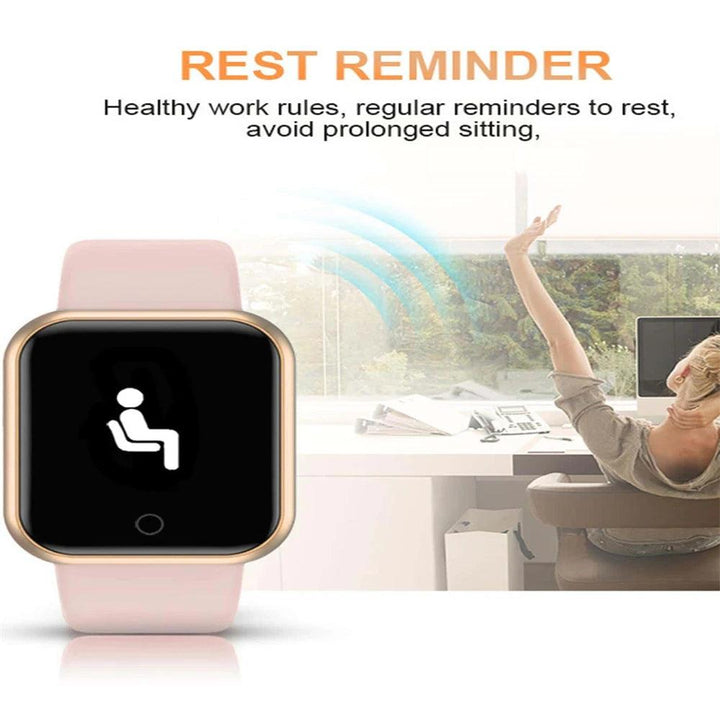 Smart Watches Weather Music Player Message Heart Rate Monitor Fitness Bracelet Men Gift Woman Smartwatch For IOS Android D13 116 - My Store