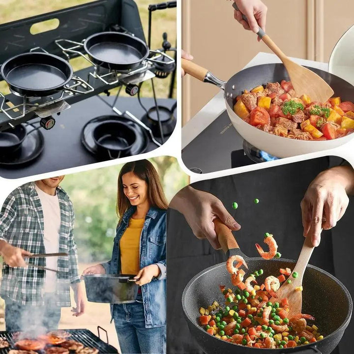 White & Grey Anti Scalding cookware sets with detachable handles Replacement universal pot handle All-purpose detachable handle - My Store