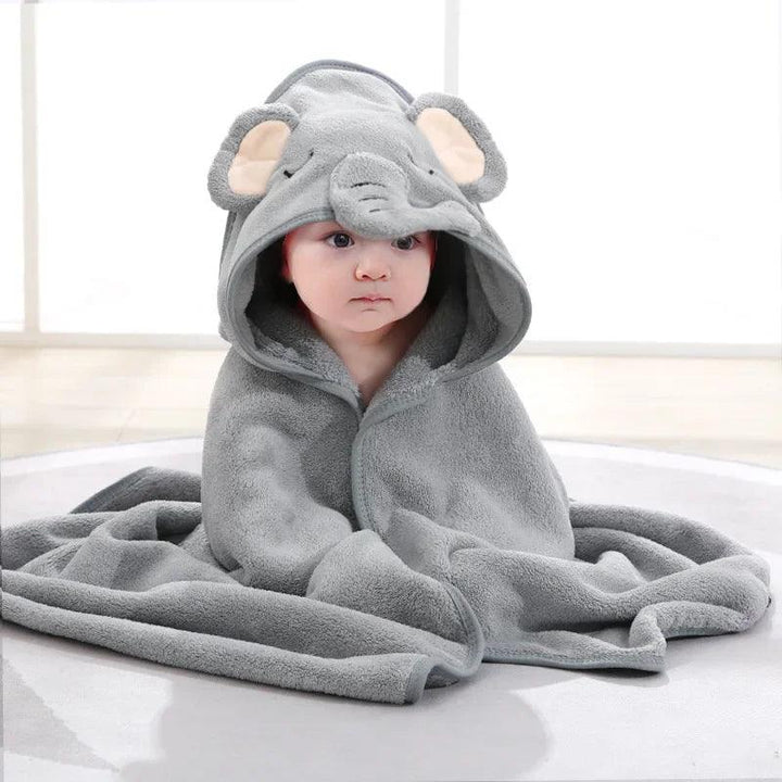 Baby Hooded Bath Towels Cartoon Animal Newborn Soft Towel Blanket Toddler Bathrobe Warm Sleeping Swaddle Wrap for Boys Girls - My Store