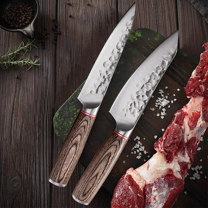 Stainless Steel Fruit Knife 5.5inch Kitchen Knife Utility Sharp Meat Cleaver Knives Forged Boning Knife Kitchen Tools Cookware - My Store