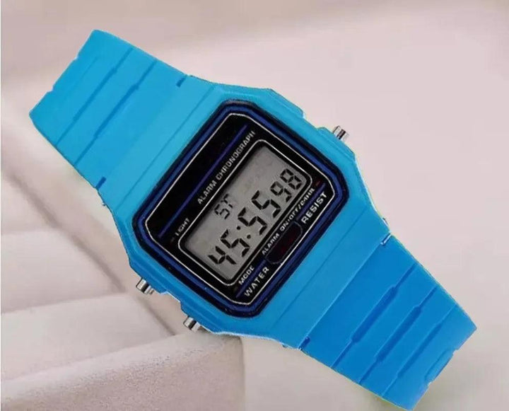 Sport LED Digital Watches for Men Simple Small Square Dial Electronic Watch Silicone Band Fashion Casual Mens Watch montre homme - My Store