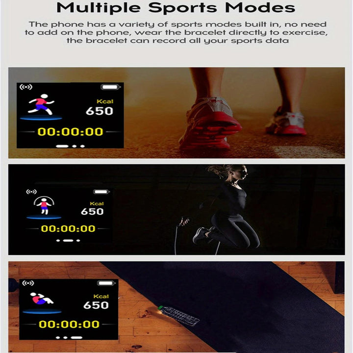 Smart Watches Weather Music Player Message Heart Rate Monitor Fitness Bracelet Men Gift Woman Smartwatch For IOS Android D13 116 - My Store