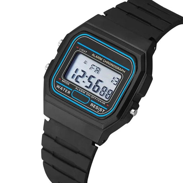 Sport LED Digital Watches for Men Simple Small Square Dial Electronic Watch Silicone Band Fashion Casual Mens Watch montre homme - My Store
