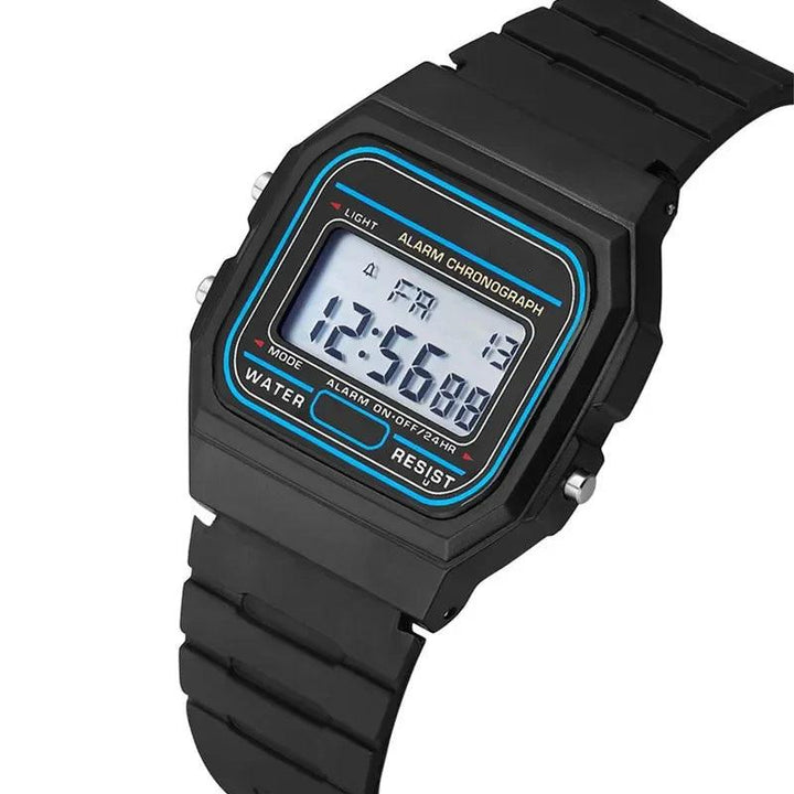 Sport LED Digital Watches for Men Simple Small Square Dial Electronic Watch Silicone Band Fashion Casual Mens Watch montre homme - My Store