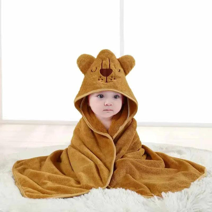 Cartoon Baby Bath Towel Infant Soft Bathrobe Hooded Swaddle Towel Blanket Kids Warm Sleeping Swaddle Wrap for Newborn Boys Girls - My Store