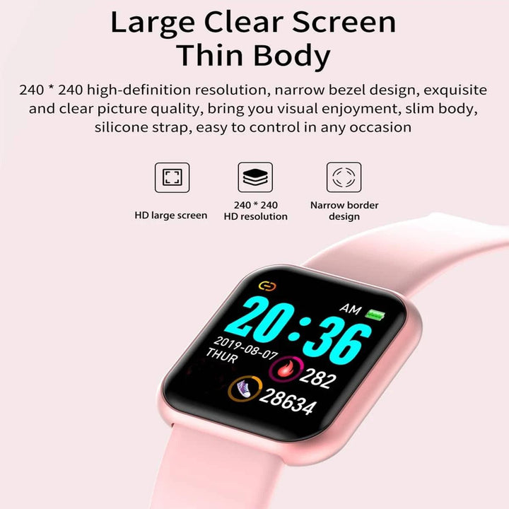 Smart Watches Weather Music Player Message Heart Rate Monitor Fitness Bracelet Men Gift Woman Smartwatch For IOS Android D13 116 - My Store